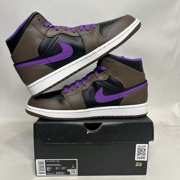 Nike Shoes Air Jordan 1 Mid Retro “Palomino/Purple Mocha” 2024 main image 5
